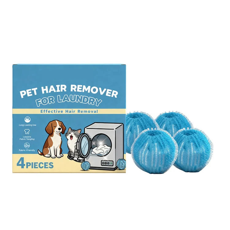 FurEase – Reusable Pet Hair Remover Laundry Balls