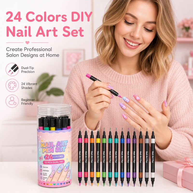 ArtNails – Dual-Ended Creative Nail Art Pen Set