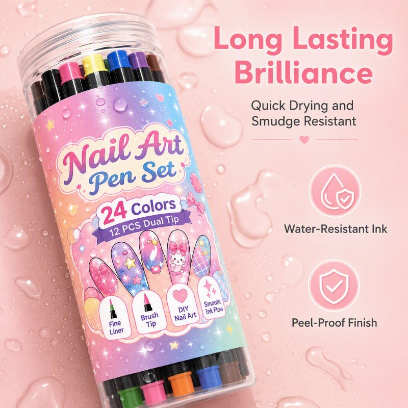 ArtNails – Dual-Ended Creative Nail Art Pen Set