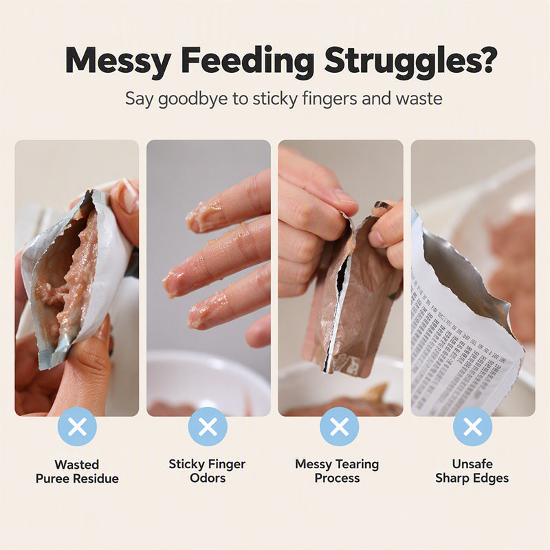 PawSqueeze – Mess-Free Cat Strip Feeder
