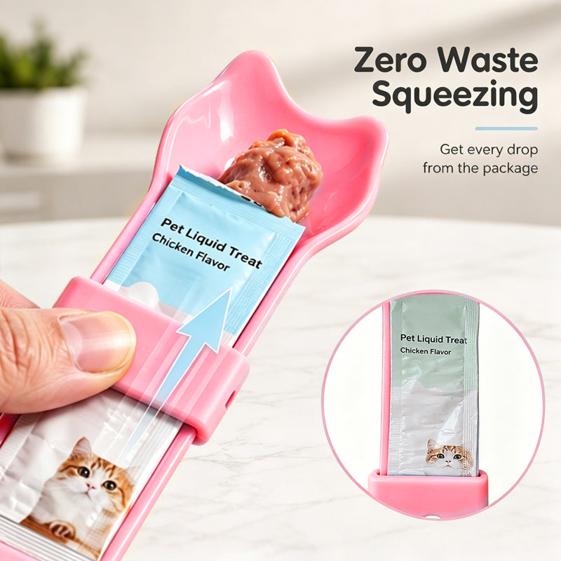 PawSqueeze – Mess-Free Cat Strip Feeder