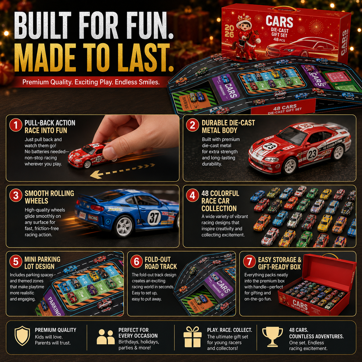 MotorMates – Mini Pull-Back Car Collection