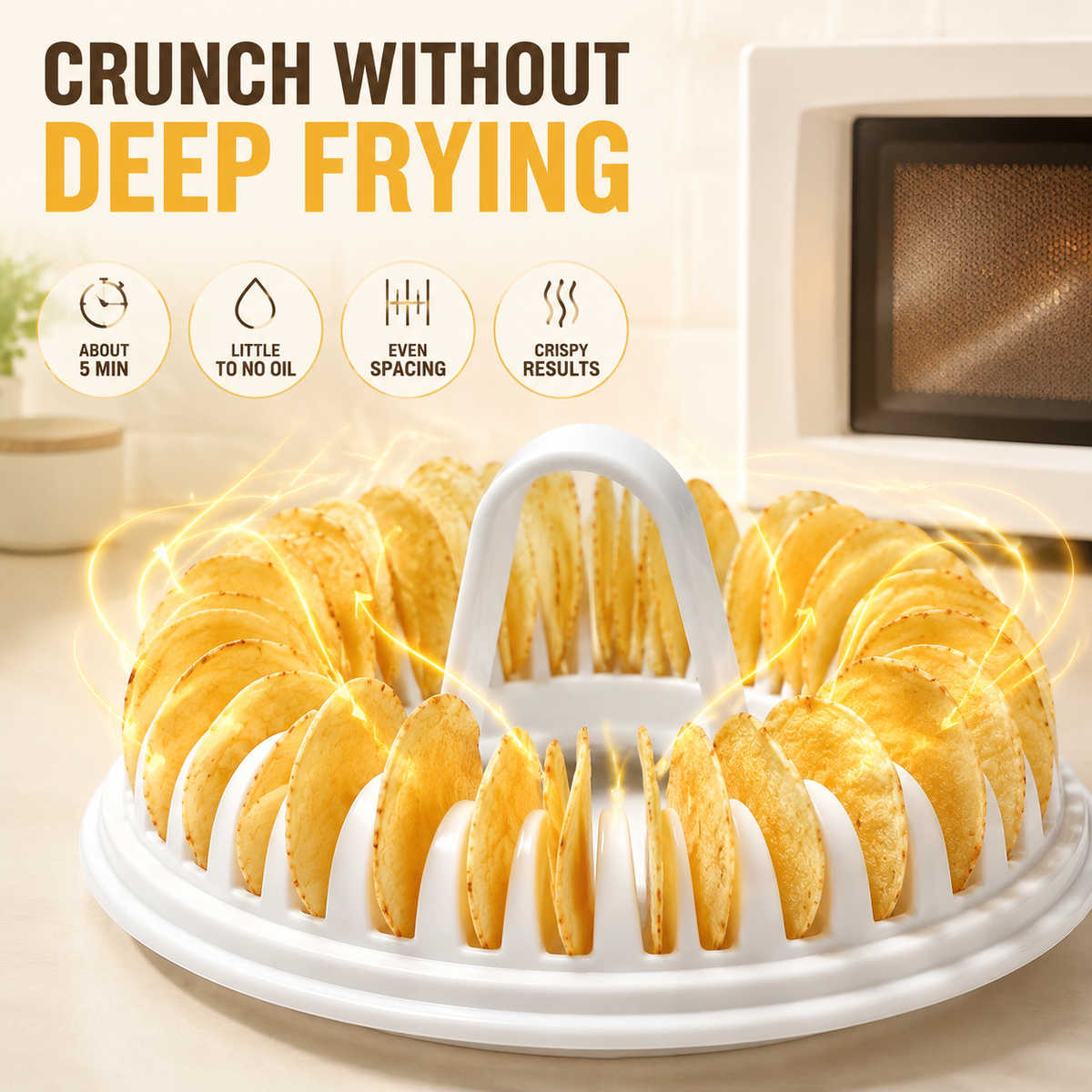CrispChef – DIY Microwave Veggie Chip Maker