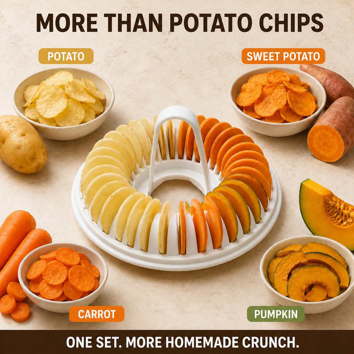 CrispChef – DIY Microwave Veggie Chip Maker
