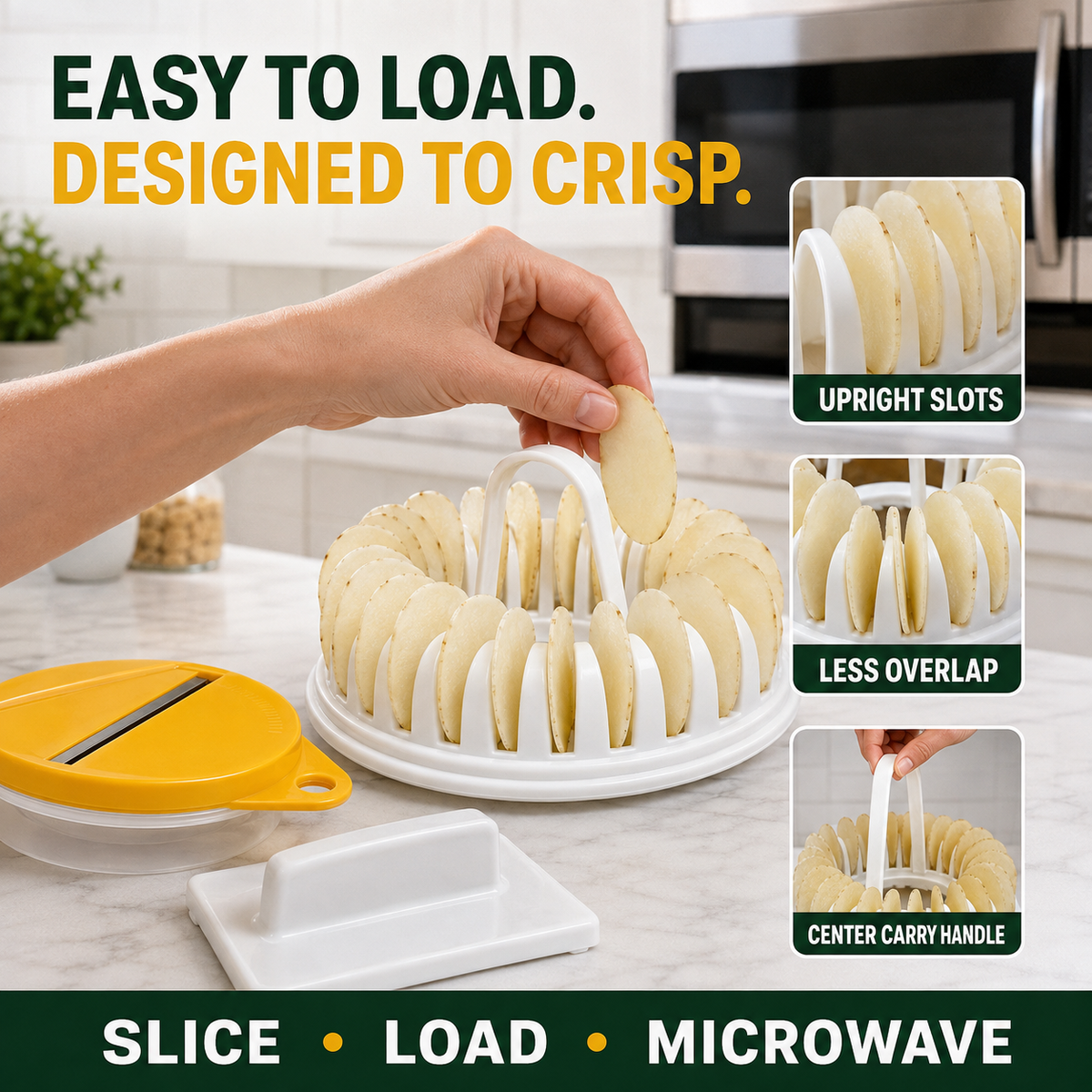 CrispChef – DIY Microwave Veggie Chip Maker