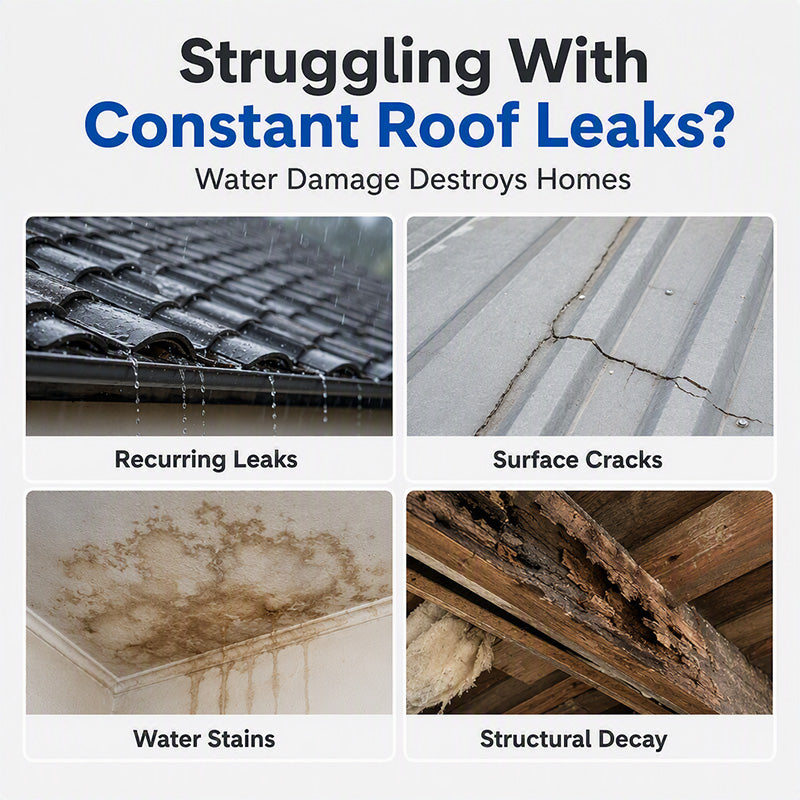 AquaSeal – Transparent Roof Waterproof Repair Sealant