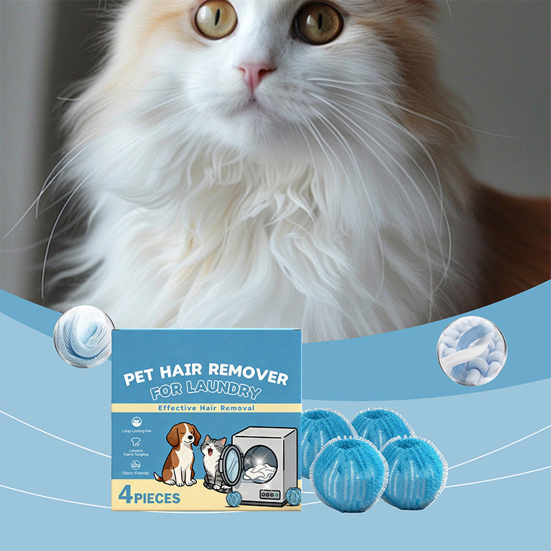FurEase – Reusable Pet Hair Remover Laundry Balls