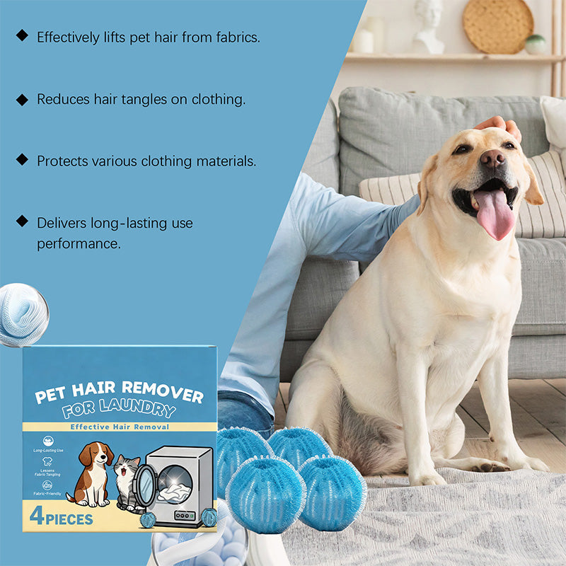 FurEase – Reusable Pet Hair Remover Laundry Balls