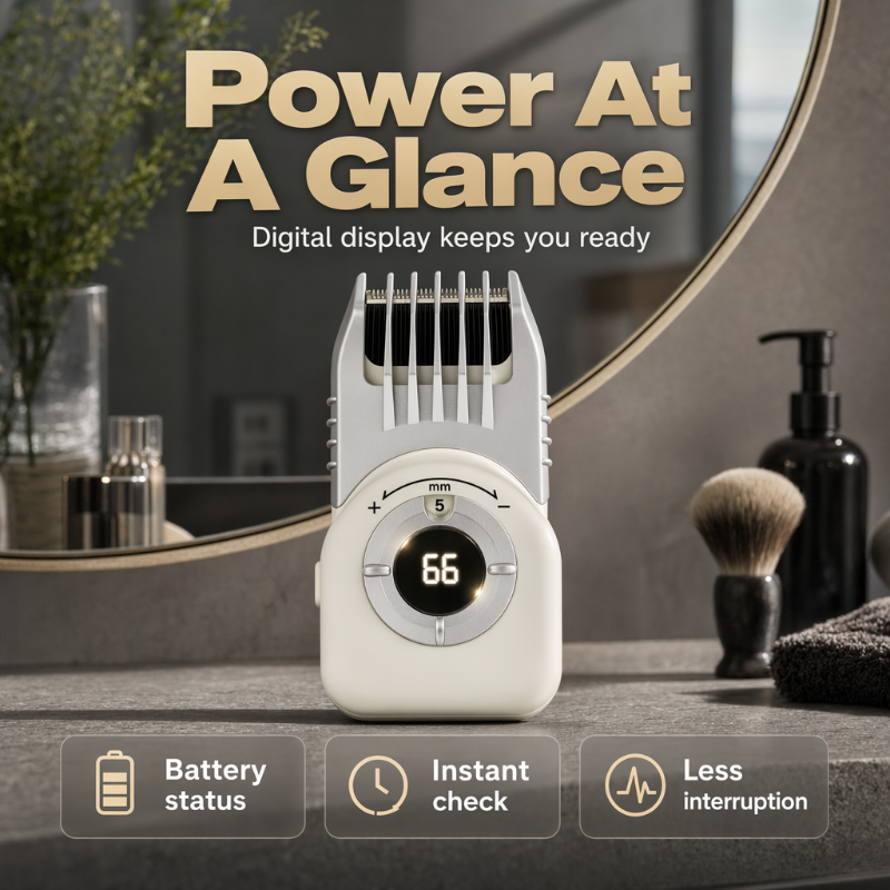 GroomMate – Digital Display Hair Trimmer