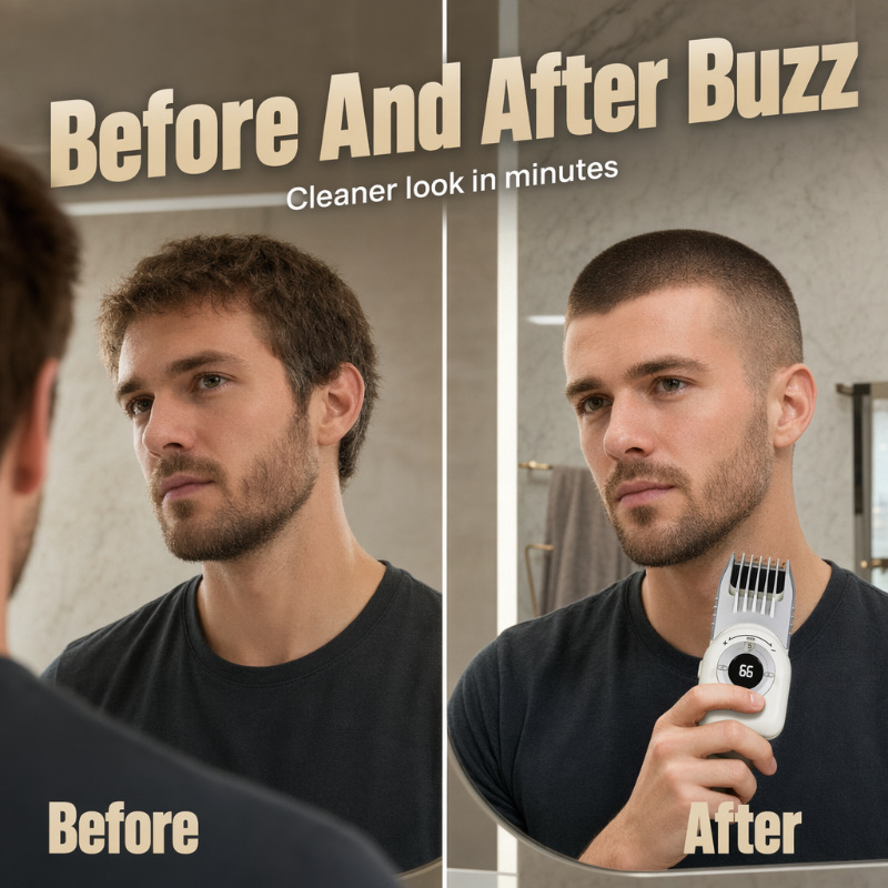 GroomMate – Digital Display Hair Trimmer