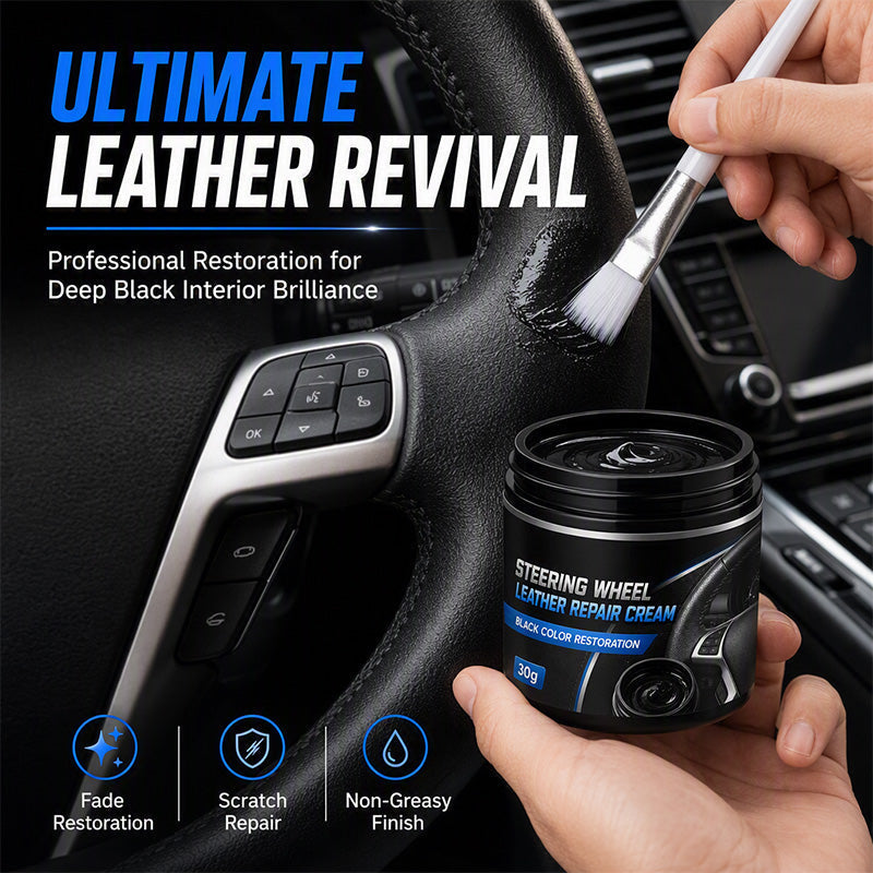 InteriorRevive – Black Leather Restoration Cream