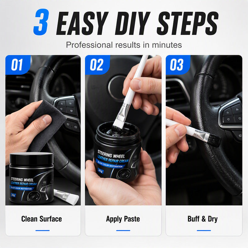 InteriorRevive – Black Leather Restoration Cream