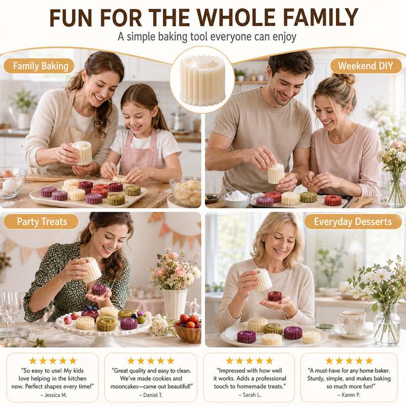 BakeMuse – Double-Ended Decorative Pastry Mould