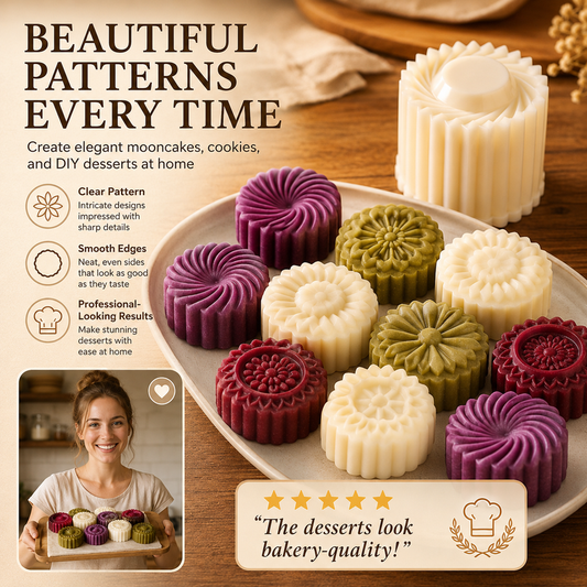 BakeMuse – Double-Ended Decorative Pastry Mould