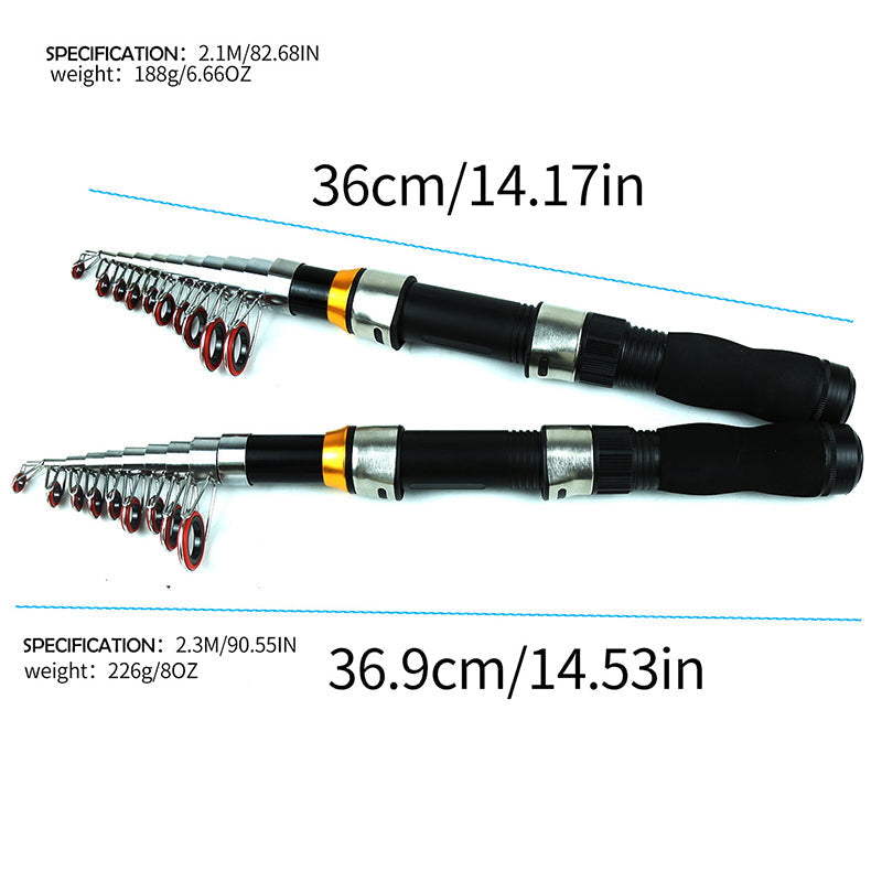 CastVanta – Telescopic Fishing Rod & Reel Kit