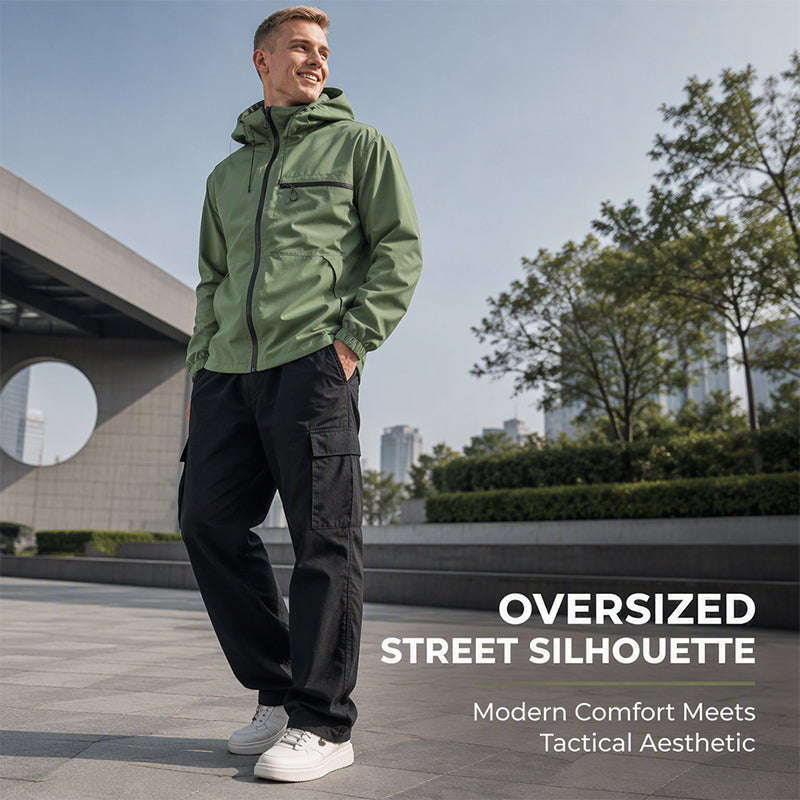 StormVanta – Men’s Waterproof Oversized Hooded Jacket