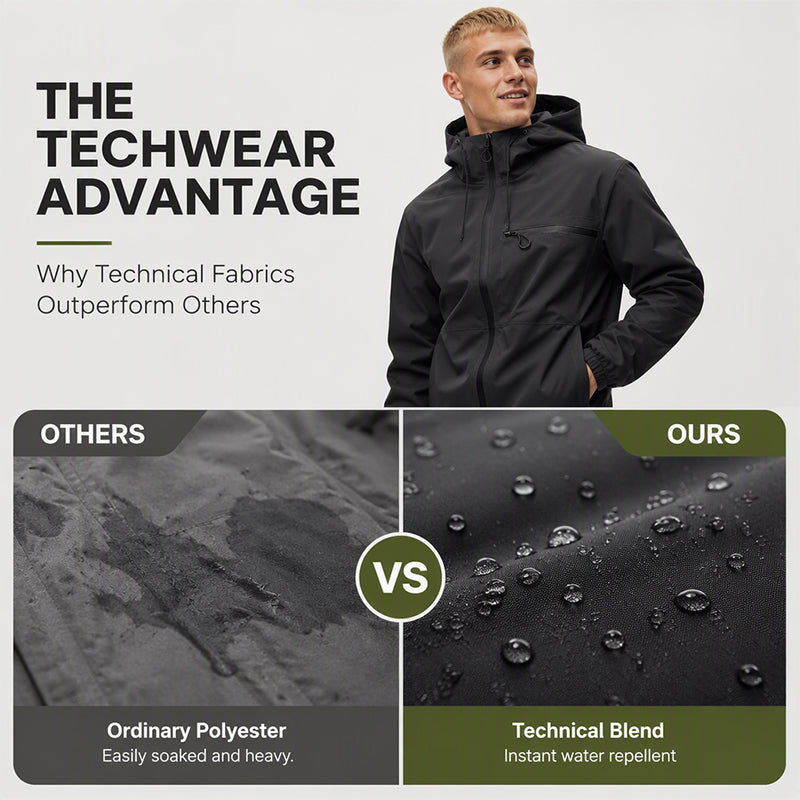 StormVanta – Men’s Waterproof Oversized Hooded Jacket