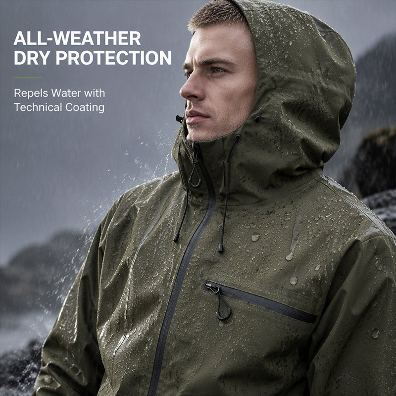 StormVanta – Men’s Waterproof Oversized Hooded Jacket