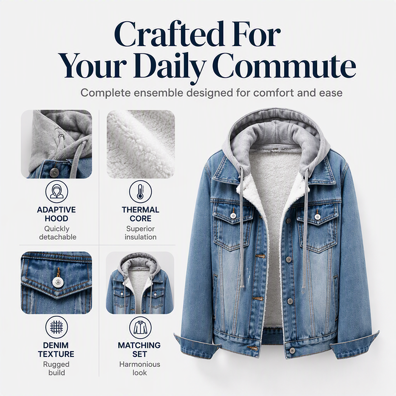 FrostDenim – Women’s Layered Winter Jacket