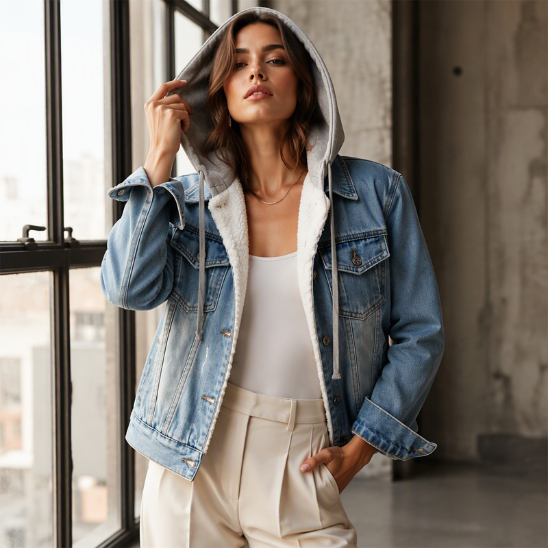 FrostDenim – Women’s Layered Winter Jacket