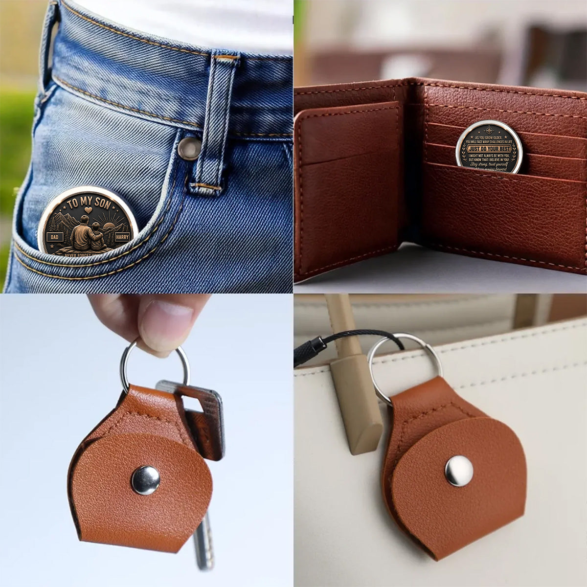 ForeverProud – Personalized Son Pocket Hug Keepsake
