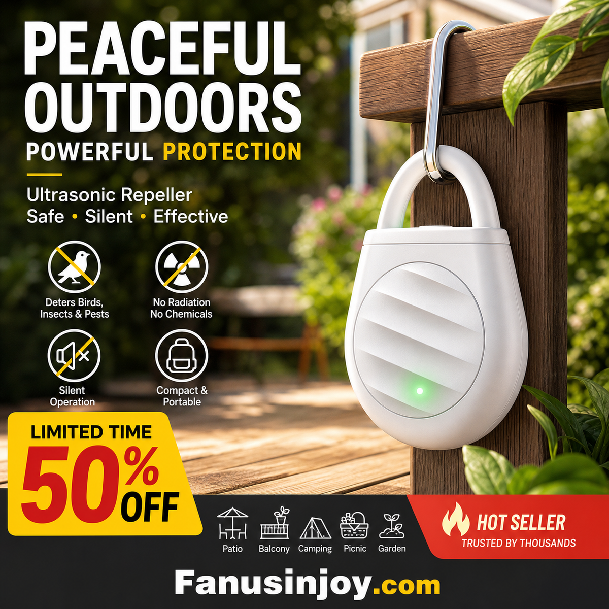 SonicAway – Portable Ultrasonic Pest Deterrent