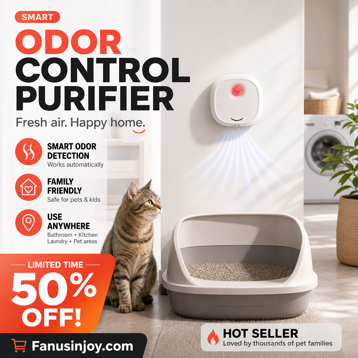 PawBreeze – Quiet Indoor Pet Odor Eliminator