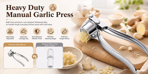 ChefCrush – Professional-Style Manual Garlic Press