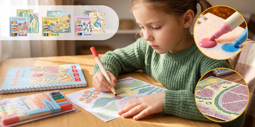MindfulDots – Letter-Match Coloring Set
