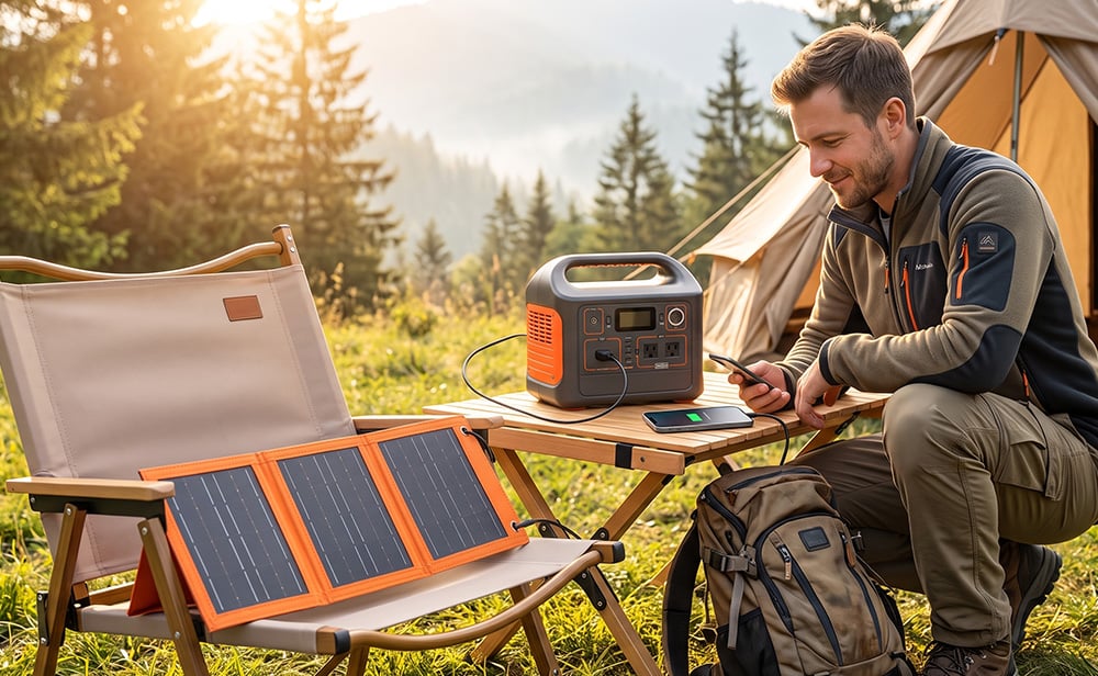 PowerSun – 200W Foldable Solar Charging Panel
