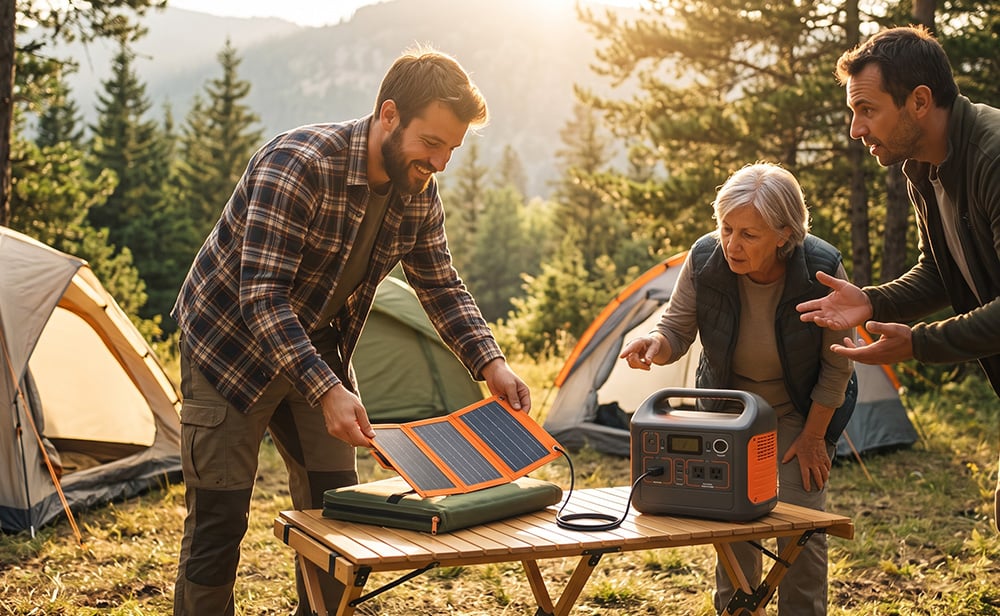 PowerSun – 200W Foldable Solar Charging Panel