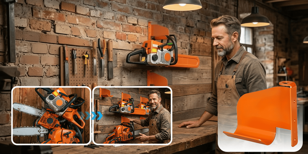 WorkshopLock – Chainsaw Wall Storage Bracket