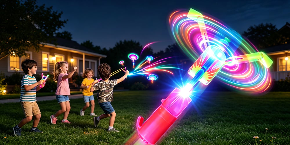 NightLaunch – Glowing Flying Arrow Toy