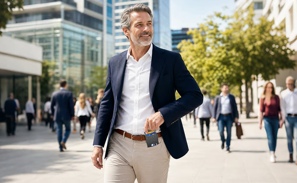 GuardVanta – Professional RFID-Shielding Bifold Wallet