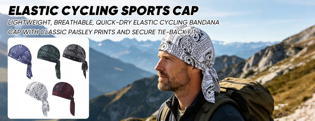 RiderVail – Elastic Cycling Sports Helmet Cap