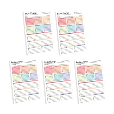 MindSort – Brain Dump & Priority Planner Pad