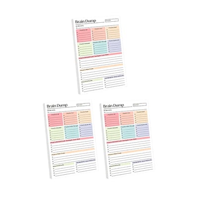 MindSort – Brain Dump & Priority Planner Pad