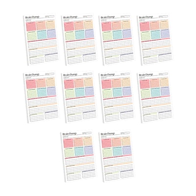 MindSort – Brain Dump & Priority Planner Pad
