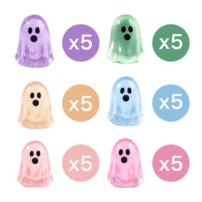 GlowHollow – Mini Glow-In-The-Dark Ghost Figurines