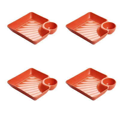 ServeLuxe – Smart Divided Dumpling Plate