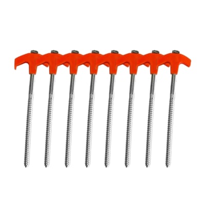 GroundLock – 8" Screw-In Tent Stakes