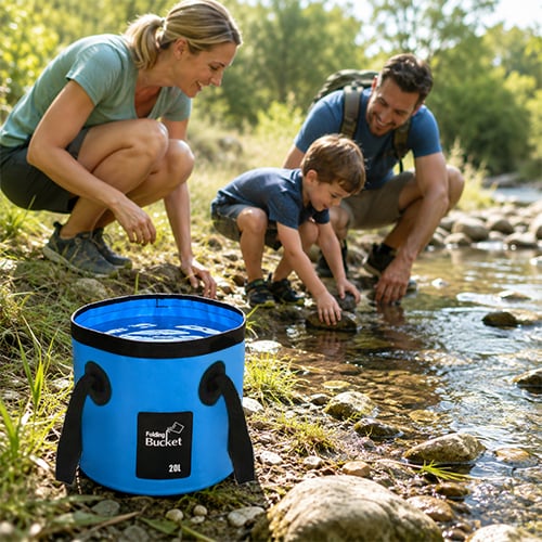 HydraPack – 20L Collapsible Water Carrying Bucket