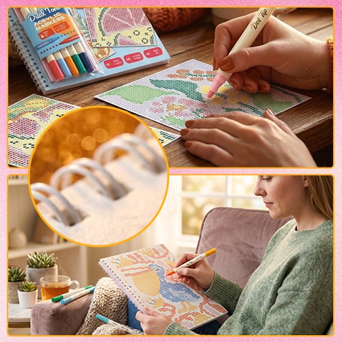 MindfulDots – Letter-Match Coloring Set