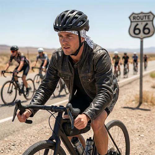 RiderVail – Elastic Cycling Sports Helmet Cap