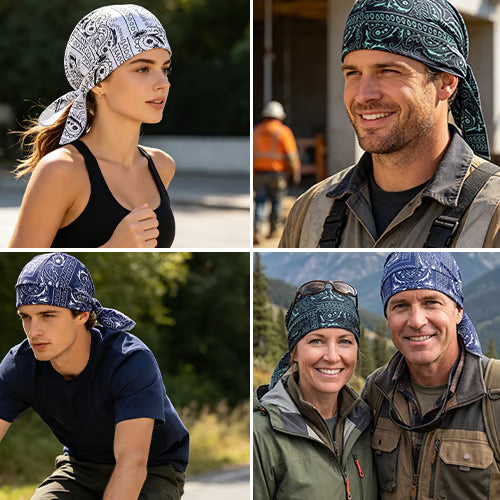 RiderVail – Elastic Cycling Sports Helmet Cap