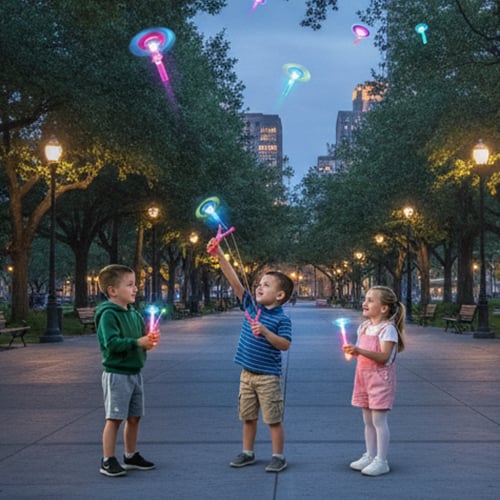 NightLaunch – Glowing Flying Arrow Toy