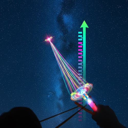 NightLaunch – Glowing Flying Arrow Toy