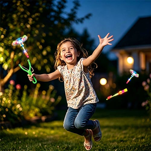NightLaunch – Glowing Flying Arrow Toy