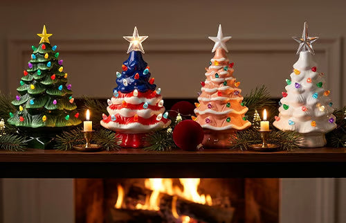 EverGlow – Mini Resin Nostalgic Christmas Tree Lamp