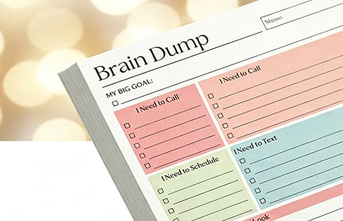 MindSort – Brain Dump & Priority Planner Pad